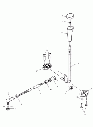 GEAR SELECTOR - A01AA32AA (4963816381C006)