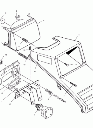 HEADLIGHT - A01AA32AA (4963816381A010)