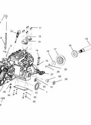 GEARCASE (Cases and Snorkel) - A01CH50EB (4964466446D001)