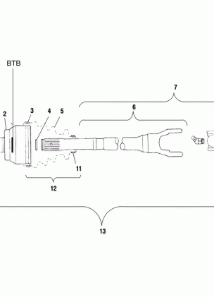 CV JOINT - BTB - A01CH50AA (4964466446B002)