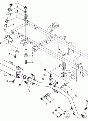 EXHAUST SYSTEM - A01CH50AA (4964466446A011)