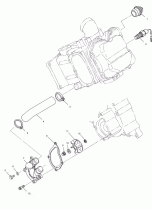 WATER PUMP - A01CH50EB (4964466446D010)