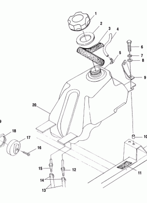 FUEL TANK - A01CH50AA (4964466446A012)