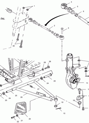 A-ARM / STRUT MOUNTING - A01CK32AA (4964086408B010)