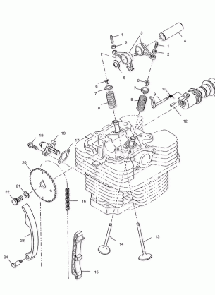 INTAKE and EXHAUST - A01CK32AA (4964086408C008)