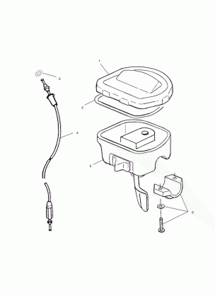 CONTROLS - THROTTLE ASM. / CABLE - A01CK32AA (4964086408B006)