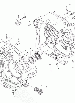 CRANKCASE - A01CK32AA (4964086408C005)