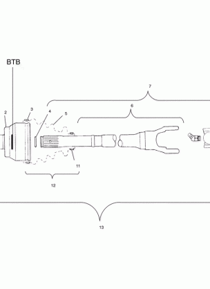 CV JOINT - BTB - A01CK32AA (4964086408B001)