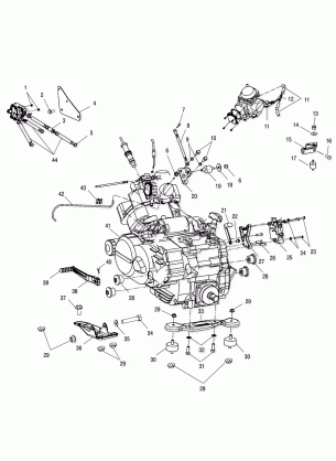 ENGINE MOUNTING - A01CK32AA (4964086408A009)