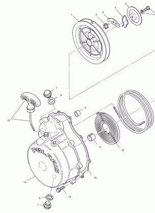 RECOIL STARTER - A01CK32AA (4964086408C011)