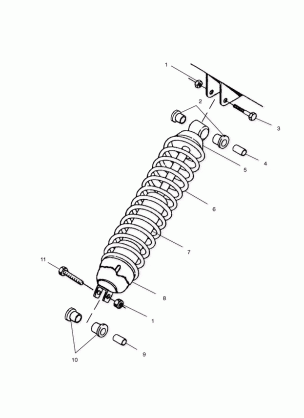 SHOCK MOUNTING - A01CK32AA (4964086408C004)