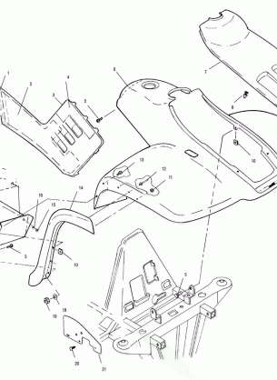 FRONT CAB - A01CK32AA (4964086408A005)