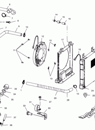 COOLING SYSTEM - A01CK42AA (4964136413A009)