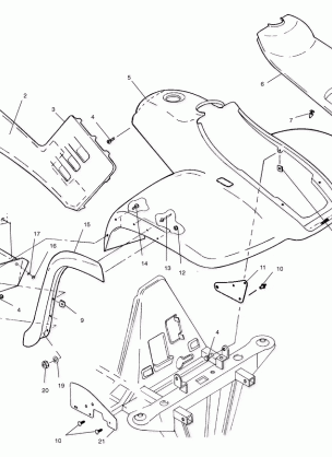 FRONT CAB - A01CK42AA (4964136413A005)