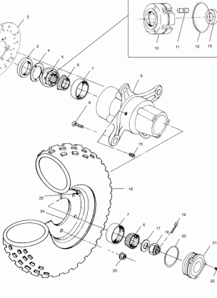 FRONT WHEEL - A01CK42AA (4964136413B004)