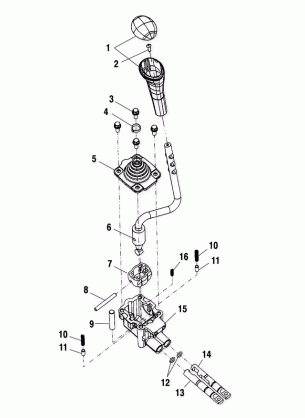 GEAR SELECTOR - A01CL50AA (4964586458C011)