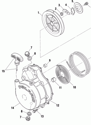 RECOIL STARTER - A01CL50AA (4964586458D010)