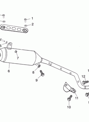 EXHAUST PIPE - A01EA05CA (4964266426A009)