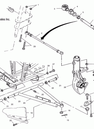 A-ARM / STRUT MOUNTING - A01AG25CA (4963866386B007)