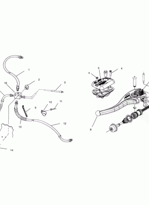 CONTROLS - MASTER CYLINDER / BRAKE LINE - A01AG25CA (4963866386B008)