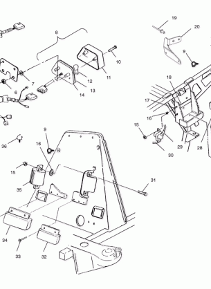 ELECTRICAL / TAILLIGHT - A01AG25CA (4963866386C008)