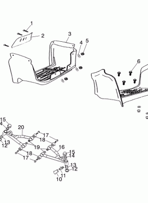 SWING ARM  /  FOOTREST - A01FA09CA (4967626762B003)