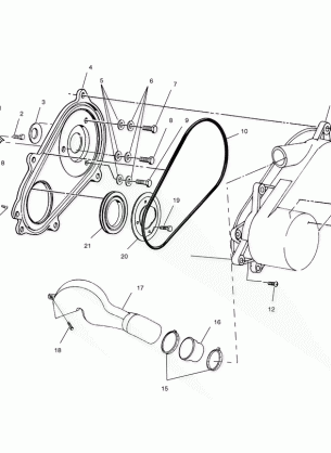 CLUTCH COVER - A10CH46CA (4964376437C002)