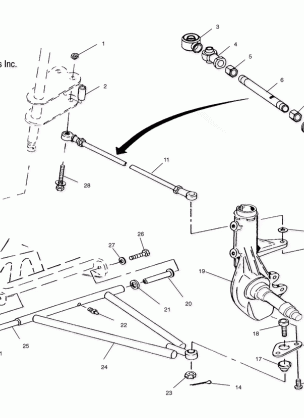 A-ARM / STRUT MOUNTING - A01BA25CA (4963666366B002)