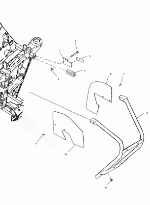 FRONT BUMPER and SHIELDS - A01BA25CA (4963666366A005)