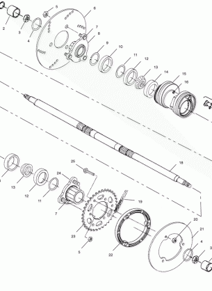 REAR HOUSING - A01BA25CA (4963666366C001)