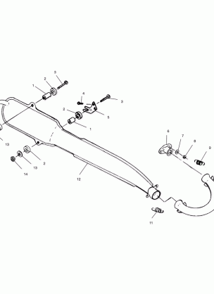 EXHAUST SYSTEM - A01BA25CA (4963666366A008)