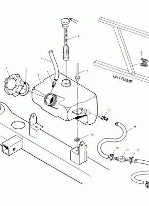 OIL TANK - A01BA38CA (4968366836A011)