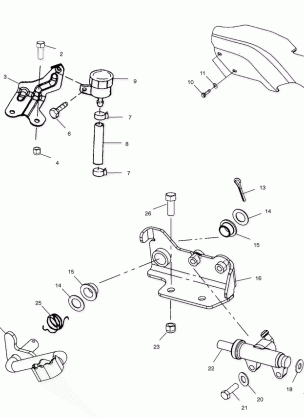 REAR BRAKE MASTER CYLINDER - A01BA50AA (4963716371C001)