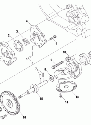 OIL PUMP - A01BA50AA (4963716371D008)