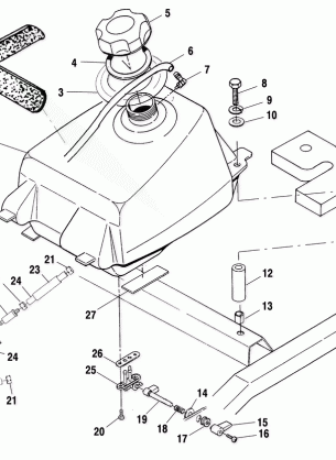 FUEL TANK - A01BA50AA (4963716371A013)