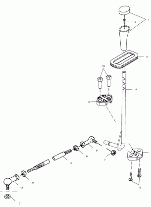 GEAR SELECTOR - A01BA50AA (4963716371C008)