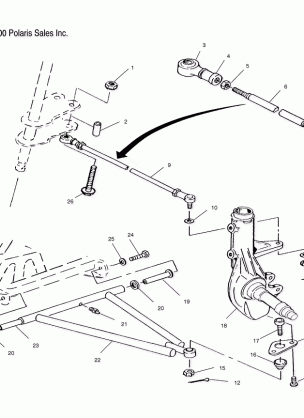 A-ARM / STRUT MOUNTING - A00AA32AA (4949914991B004)