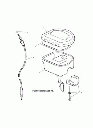 CONTROLS - THROTTLE ASM. / CABLE - A00AA32AA (4949914991B001)