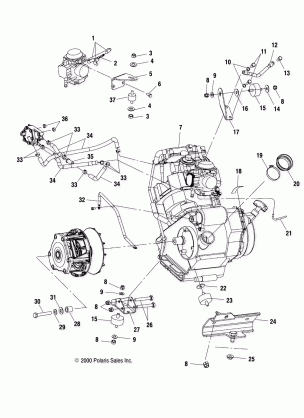 ENGINE MOUNTING - A00AA32AA (4949914991A009)