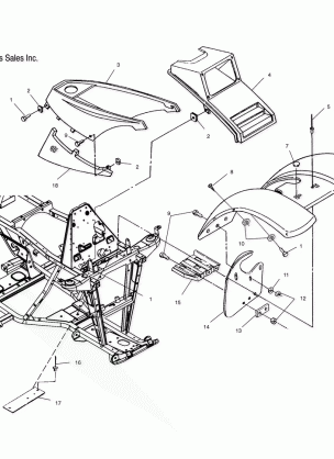 FRONT CAB - A00AA32AA (4949914991A005)