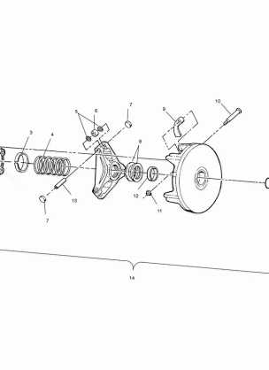 DRIVE CLUTCH - A00CB32AA (4949354935B012)