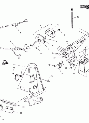 ELECTRICAL / TAILLIGHT - A00CB32AA (4949354935C001)