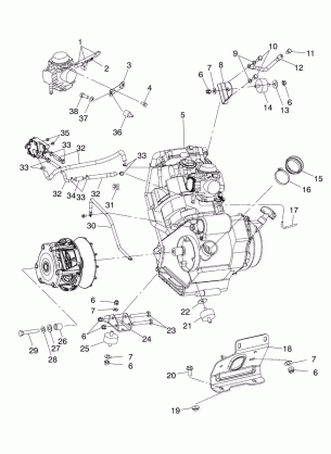 ENGINE MOUNTING - A00CB32AA (4949354935A013)