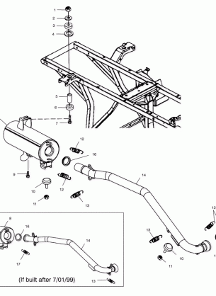 EXHAUST SYSTEM - A00CB32AA (4949354935B001)