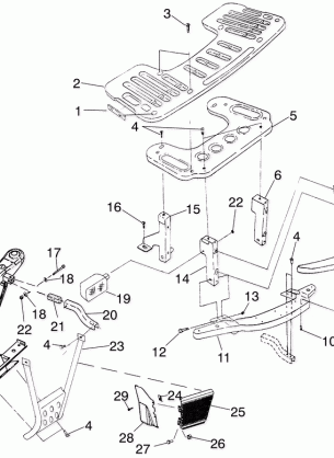 FRONT RACK and BUMPER MOUNTING - A00CB32AA (4949354935A009)