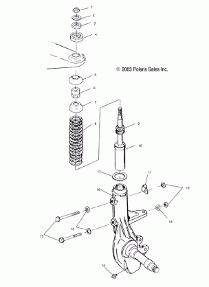 STRUT - A00CB32AA (4949354935B008)