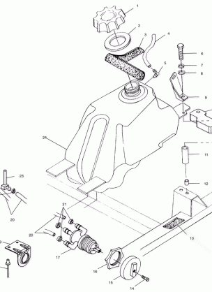 FUEL TANK - A00CB32AA (4949354935B002)