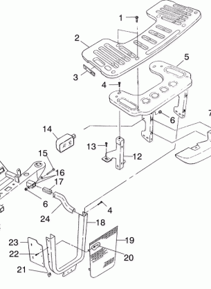 FRONT RACK and BUMPER MOUNTING - A00CD32AA (4949404940A009)