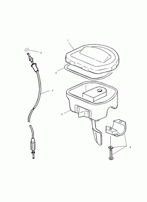 CONTROLS - THROTTLE ASM. / CABLE - A00CD32AA (4949404940B009)