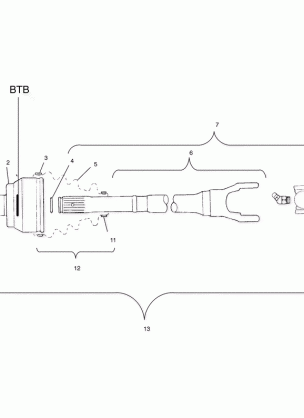 CV JOINT - BTB - A00CD32AA (4949404940B004)